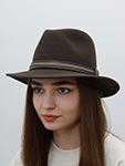 Шляпа BAILEY арт. 37158 BRANDT (темно-коричневый)